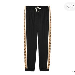 Gucci Black Technical Jersey Trackpants